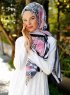 Capella - Pink Mønstrede Hijab - Sal Evi