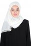 Carin - Creme Praktisk Chiffon Hijab