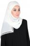 Carin - Creme Praktisk Chiffon Hijab