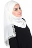 Carin - Creme Praktisk Chiffon Hijab