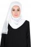 Carin - Hvid Praktisk Chiffon Hijab
