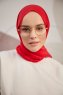 Silky Plain - Rød Hijab
