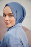 Silky Plain - Blå Hijab