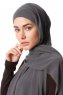 Derya - Anthracite Praktisk Chiffon Hijab