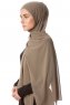 Derya - Olivenegrøn Praktisk Chiffon Hijab