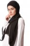 Derya - Sort Praktisk Chiffon Hijab