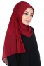 Disa - Bordeaux Praktisk Chiffon Hijab