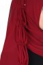 Disa - Bordeaux Praktisk Chiffon Hijab