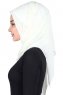 Disa - Creme Praktisk Chiffon Hijab