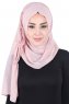 Disa - Gammelrosa Praktisk Chiffon Hijab