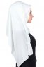 Disa - Offwhite Praktisk Chiffon Hijab
