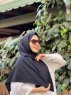 Djamila - Sort Bomuld Hijab - Mirach