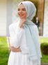 Duriya - Lysegrøn Mønstrede Hijab - Sal Evi