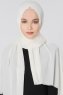 Ece Creme Pashmina Hijab Sjal Halsduk 400002a