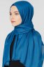 Ece Petrolblå Pashmina Hijab Sjal Halsduk 400035bb