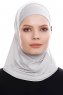 Elif - Lysegrå Sport Hijab - Ecardin