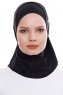 Elif - Sort Sport Hijab - Ecardin
