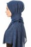 Esana - Marine Blå Hijab - Madame Polo