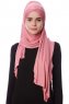 Eslem - Mørkrosa Pile Jersey Hijab - Ecardin