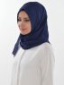 Evelina - Marine Blå Praktisk Hijab - Ayse Turban
