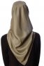 Eylul - Khaki Kvadrat Rayon Hijab