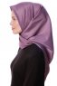 Eylul - Lilla Kvadrat Rayon Hijab
