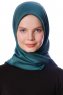 Eylul - Mørkegrøn Kvadrat Rayon Hijab