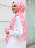 Famida - Pink Mønstrede Hijab - Sal Evi