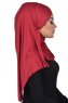Filippa - Bordeaux Praktisk Bumuld Hijab - Ayse Turban