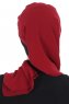 Gill - Bordeaux & Sort Praktisk Hijab