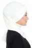 Gill - Creme & Creme Praktisk Hijab