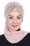 Gill - Gammelrosa & Taupe Praktisk Hijab