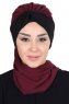 Gill - Blomme & Sort Praktisk Hijab