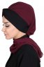 Gill - Blomme & Sort Praktisk Hijab