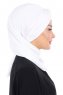 Gill - Hvid & Hvid Praktisk Hijab