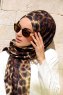 Gizala - Leopard Mønstrede Hijab - Sal Evi