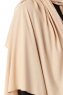 Hande - Beige Bomuld Hijab - Gülsoy