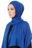 Hande - Blå Bomuld Hijab - Gülsoy