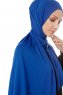 Hande - Blå Bomuld Hijab - Gülsoy