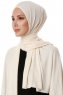 Hande - Creme Bomuld Hijab - Gülsoy