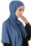 Hande - Indigo Bomuld Hijab - Gülsoy