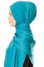 Hazal - Grøn Crepe Hijab - Ecardin