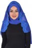 Helena - Blå Praktisk Hijab - Ayse Turban