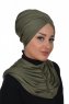 Hilda - Khaki Bomuld Hijab