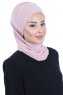 Hillevi - Gammelrosa Chiffon Instant Turban