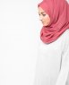 Hollyberry Rosa Bomull Voile Hijab 5TA20a