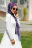 Isfa - Lilla Mønstrede Hijab - Sal Evi