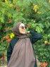 Jaeda - Brun Bomuld Hijab - Mirach