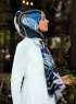 Jumana - Marine Blå Mønstrede Hijab - Sal Evi