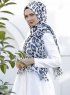 Dounia - Brun Mønstrede Hijab